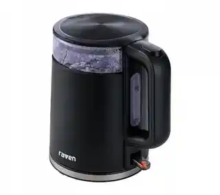 RAVEN 2x Czajnik elektryczny EC019B 2200W 1,7 Litra Czarny
