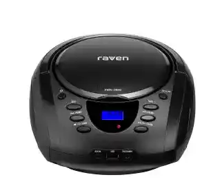 Raven ECDP001 Bluetooth Czarny Radioodtwarzacz CD