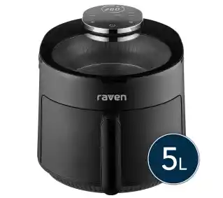 Raven EFN009 Frytkownica niskotłuszczowa 1500W 5l 12 programów automatycznych Air fryer