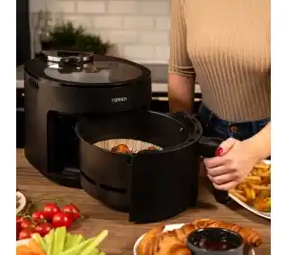 Raven EFN009 Frytkownica niskotłuszczowa 1500W 5l 12 programów automatycznych Air fryer