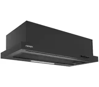 Raven EOT001C Czarny Okap teleskopowy