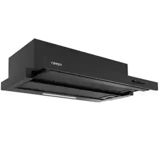 Raven EOT001C Czarny Okap teleskopowy