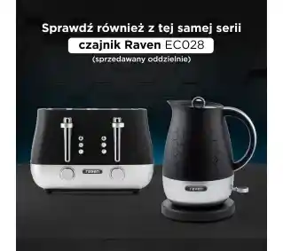 Raven ET009 4 tosty jednocześnie Toster