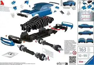 Ravensburger Puzzle 3D Dodge Challenger SRT Hellcat Redeye Widebody (108 elementów)
