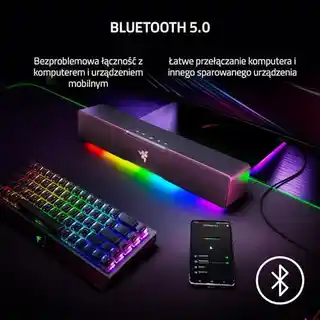 Razer Leviathan V2 X soundbar komputerowy, 3D audio, Bluetooth, 30W, czarny