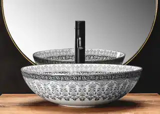 Rea Arte Dark Grey Umywalka nablatowa 40x40 cm szara REA-U8002