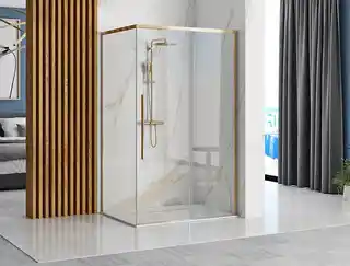 Rea K4902 Solar Gold kabina prysznicowa 900x1200x1950 szkło transparent