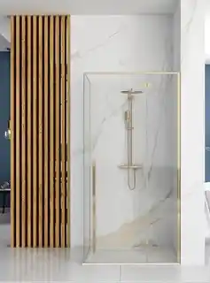 Rea K4907 Fargo L Gold Kabina prysznicowa bez brodzika 800x1000x1900 transparent uniwersalny kierunek