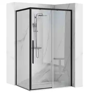 Rea K6311 Kabina prysznicowa 90x120 1950 szkło transparent Solar Black