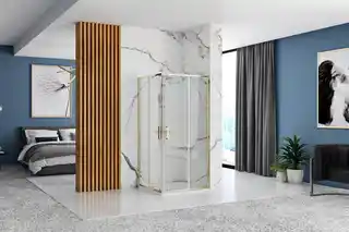 Rea K6442 Punto Gold kabina bez brodzika 80x100x190 szkło transparentne