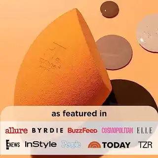 Real Techniques Pędzle i gąbka do makijażu level up brush sponge set 8 el