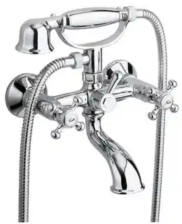 Reitano Rubinetteria słuchawka prysznicowa retro ANTEA chrom, 180mm, mosiądz