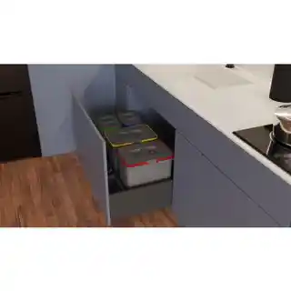 Rejs Sortownik odpadów Praktiko 60 1x20L plus 2x9L trójkomorowy system