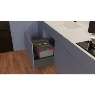 Rejs Sortownik odpadów Praktiko 60 1x20L plus 2x9L trójkomorowy system