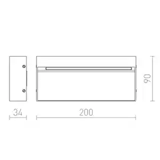 Rendl Kinkiet nowoczesny AQILA RC R12547