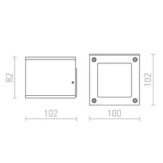 Rendl kinkiet nowoczesny BIBI GX53 7W aluminium 230V R10176