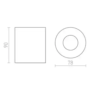 Rendl oprawa sufitowa MAYO R, okrągła, aluminium szczotkowane, 230V, 700mA, LED 9W, 2700K, model R10323