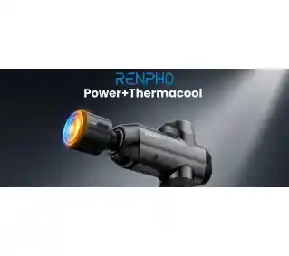 Renpho Power+ ThermaCool R-C001SH 6 nakładek 2600obr/min 150min Pistolet do masażu