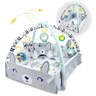 Ricokids mata edukacyjna interaktywna Królik 7350, 110 x 100 cm
