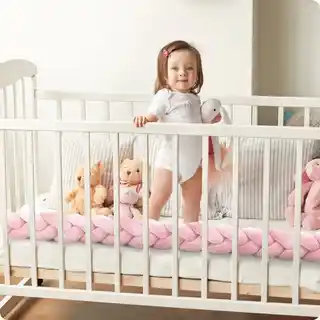 Ricokids Otulacz do łóżeczka 3m różowy