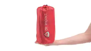 Robens Mata samopompująca Air Impact 25, lekka, kompaktowa, piankowa, dla turystyki, rozmiar 25 cm, kolor szary