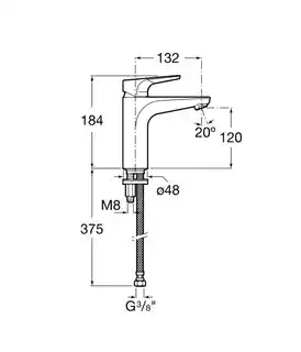 Roca Atlas bateria umywalkowa medium Cold Start bez korka A5A3990C00