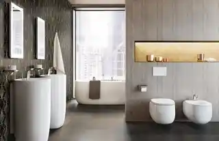 Roca Beyond bidet podwieszany z otworami pod pokrywę A3570B6000