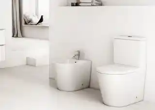 Roca Inspira Round Bidet stojący 37x56x40 cm biały A357527000