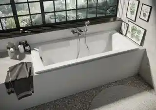 Roca Linea Slim Wanna prostokątna 160x70 cm biała