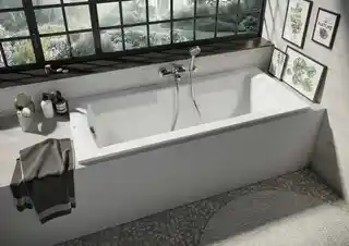 Roca Linea Slim Wanna prostokątna 180x80 cm biała