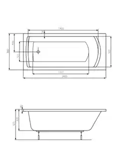 Roca Linea wanna 180x80cm z hydromasażem Smart WaterAir Plus