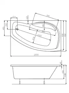 Roca Nicole wanna 160x95cm prawa z hydromasażem Smart WaterAir Plus
