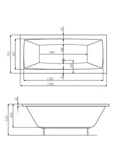 Roca Vita wanna 170x75cm z hydromasażem Smart WaterAir Plus