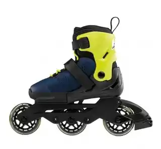 Rollerblade Microblade 3WD rolki dziecięce regulowane, rozmiar 33-36,5, niebiesko-zielone, kolekcja 2024
