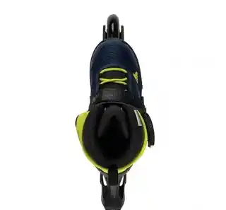 Rollerblade Microblade 3WD rolki dziecięce regulowane, rozmiar 33-36,5, niebiesko-zielone, kolekcja 2024