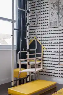 Romana Drabinka gimnastyczna Pegas 2 czarna