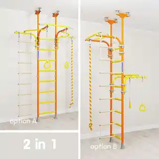 Romana Drabinka gimnastyczna Transformer pomarańczowy