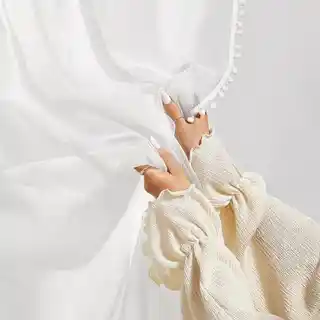 Room99 Firana Malia Spirit Biała 140x260 Taśma