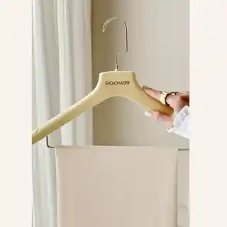 Room99 zasłona Aura kremowa 180x260 srebrne przelotki