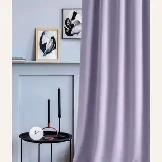 Room99 Zasłona Aura Lila 140x250 Srebrna Przelotka