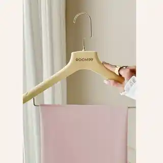 Room99 zasłona Aura pudrowy róż 140x250 srebrna przelotka