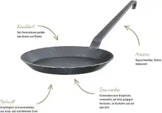 Rosle patelnia żelazna kuta 28cm ro-95728