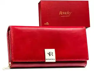 Rovicky Portfel skórzany R-42106-SG czerwony