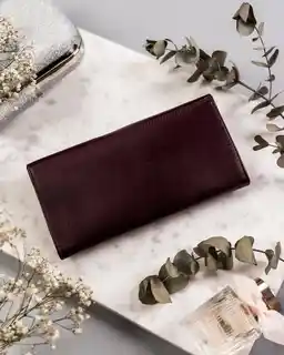 Rovicky Portfel skórzany R-RD-35-GCL Plum fioletowy