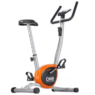 Rower Mechaniczny Stacjonarny One Fitness RW3011 Srebrno-pomarańczowy