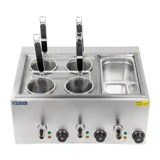 Royal Catering Warnik do makaronu - 4 x kosz - GN 1/3 RCNK-4-GN
