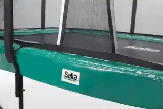 Salta Trampolina prostokątna First Class 366x214cm zielona 5375G