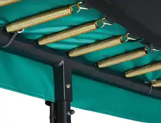 Salta Trampolina prostokątna First Class 366x214cm zielona 5375G
