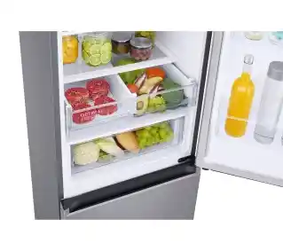 Samsung AI RB38C607AS9 Pełny No Frost 203cm Szuflada z kontrolą wilgotności Zdalne sterowanie Stalowy Lodówka