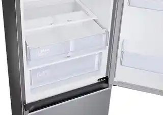Samsung RB34C603CS9, chłodziarka No Frost, stal szczotkowana, 185 cm, AI, energooszczędna, pojemność 340 litrów